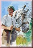 Bauer mit Pferd