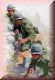 Infanteristen in Deckung